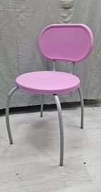 sedia cameretta rosa 