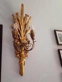 Coppia di Appliqué ottocentesche