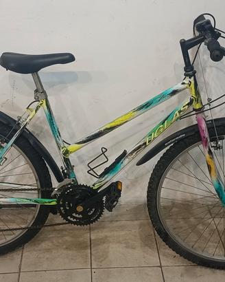 mountain bike da donna 26"   18 velocità 