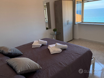 Sul mare con vista a piedi marina di pisciotta