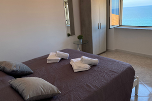 Sul mare con vista a piedi marina di pisciotta