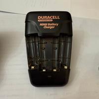 Carica batterie pile ricaricabili Duracell
