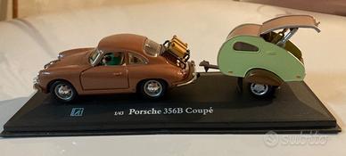 Porsche 356b coupe Cararama scala 1/43