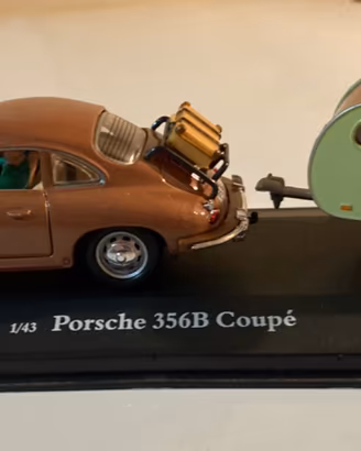Porsche 356b coupe Cararama scala 1/43