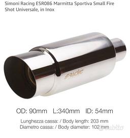 Scarico SimoniRacing ESR 086