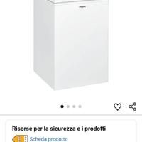 Congelatore pozzetto whirpool