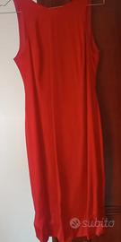 Tubino rosso in seta AnnaRita N