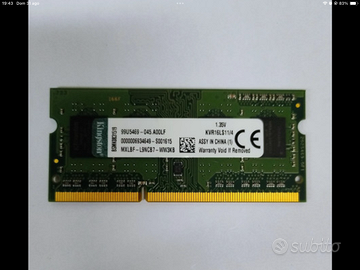 2 x so-dimm DDR3L da 4GB