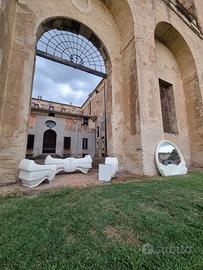 Cassettiera e comodini space age