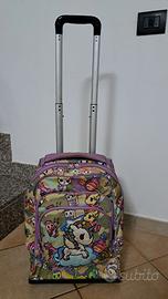 Zaino trolley unicorni