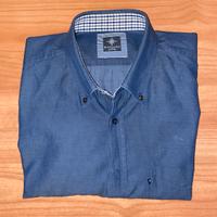 Camicia blu uomo