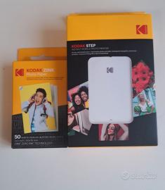 Stampante Kodak Step portatile + 50 Fogli Zink