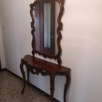  specchio con tavolino
