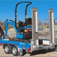 Rimorchio trasporto escavatori e trattori