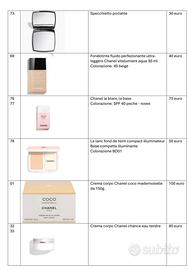 prodotti Chanel 