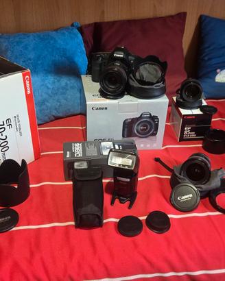 Reflex Canon 5D Mk II superaccessoriata.