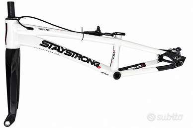 Telaio BMX Race STAYSTRONG con forcella carbonio