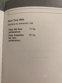 Box portapacchi