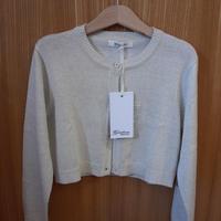 Coprispalle scaldacuore Gaialuna panna/oro 6-7anni