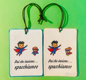 Profumatore auto  rettangolare feltro per il papà