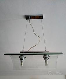 Lampadario moderno 2 luci