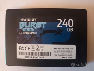 Hard Disk Patriot Burst Elite 240 GB SSD 2,5"