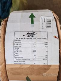 Tubo irrigazione manichetta 200 mt 16 mm passo 30