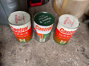 Olio castrol in latte da collezione