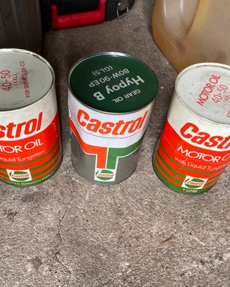 Olio castrol in latte da collezione