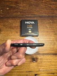 Filtro protezione lente obiettivo Hoya HD UV.