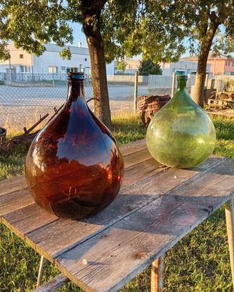 Fiasca o Damigiana per vino Ambra da 25 Litri