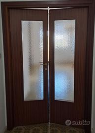 porte  più telaio  legna