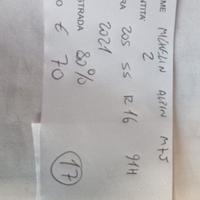 2 GOMME MICHELIN ALPIN M+S 205/55/16 91H