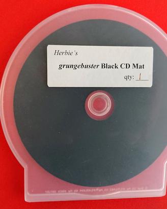 Tappetino per CD Grungebuster Black Mat Herbie's