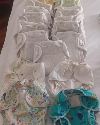 Pannolini lavabili set completo 0-3 anni