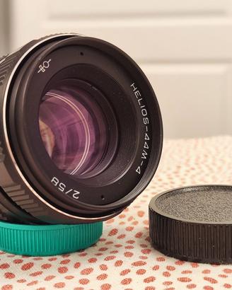 HELIOS 44M-4 58mm f2 obiettivo ZENIT lens URSS M42