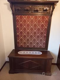 mobile attaccapanni con panca contenitore