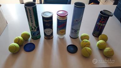 tubi palline da tennis vintage