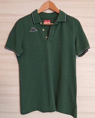 polo verde chiaro uomo Kappa 