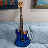 PRS se custom faded blue