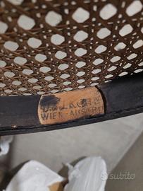 Quattro sedie vienna stile thonet