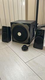 Impianto audio subwoofer trust 2.1