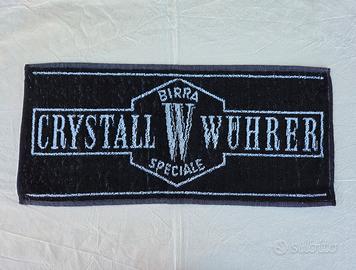Asciugamani da bar vintage Birra Crystall Wuhrer