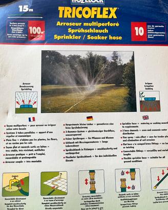 Tubo per irrigazione multi perforato Tricoflex