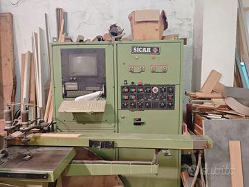 Centro di lavoro angolare per serramenti in legno 