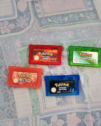 pokemon lotto 4 giochi gba