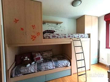 camera letto a castello 