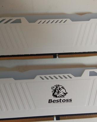 RAM DDR4 RGB Bestoss 16GB 3200MHz U-DIMM DRAM Desk
