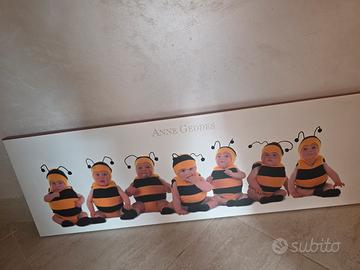 Quadro Stampa su Tela Anne Geddes "Ape" - 30x90 cm