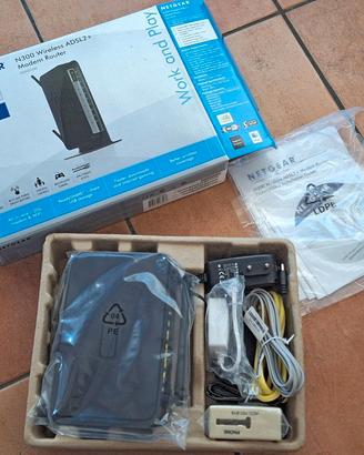 Router Modem ADSL2+ NetGear N300 Wireless